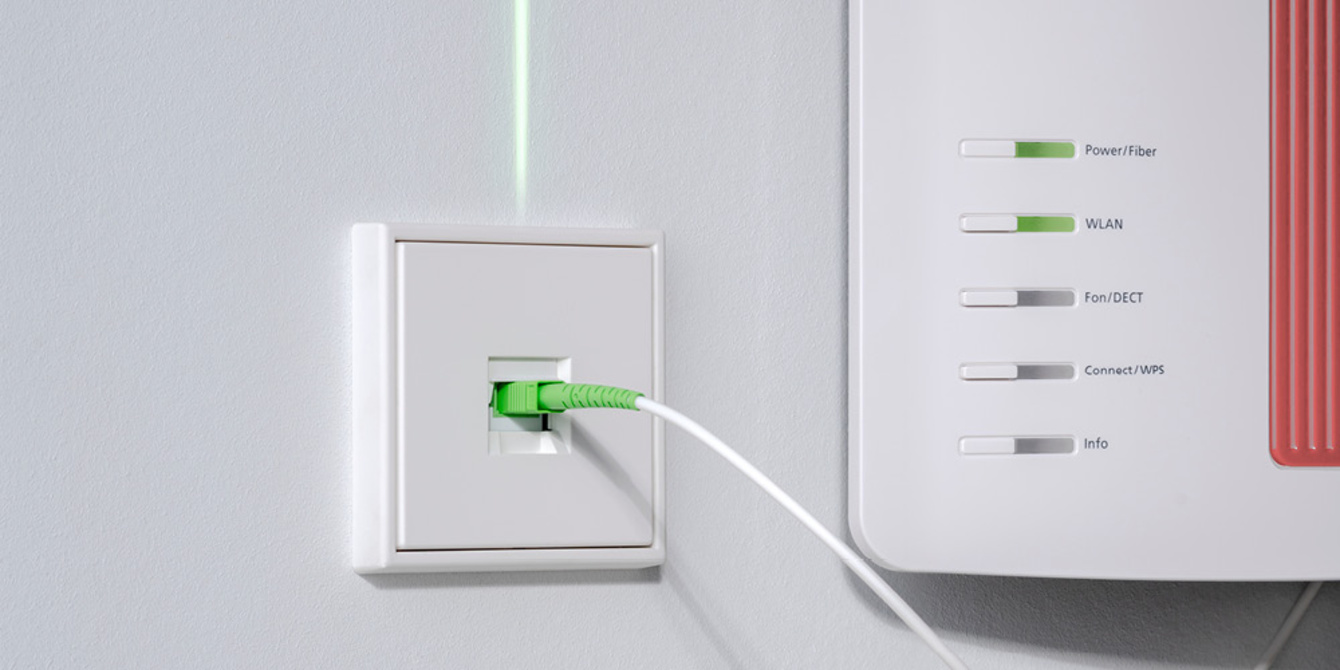 Die neuen Glasfaser-Anschlussdosen bei Elektro Erhard in Reichenbach